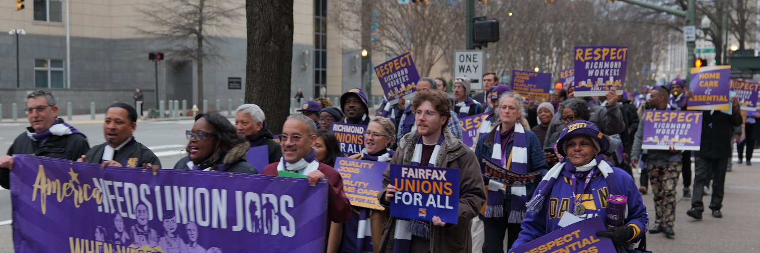 SEIU Virginia 512's banner