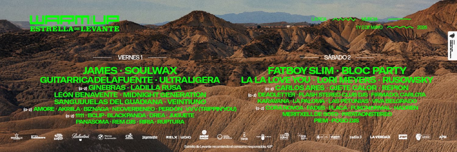 WARM UP Estrella de Levante's banner