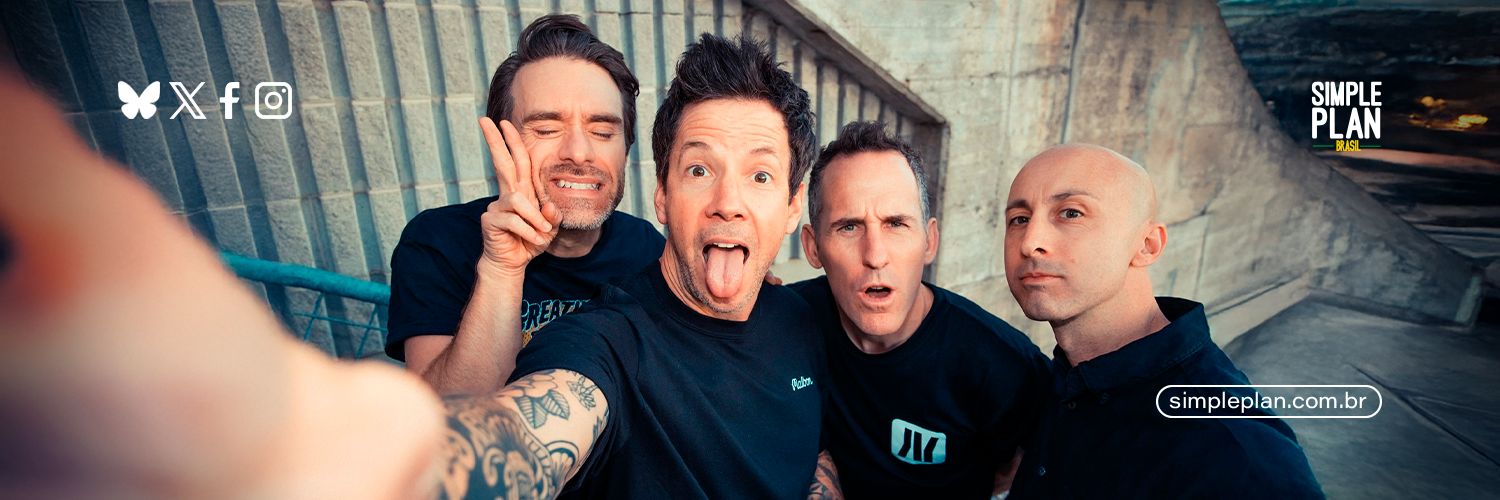 Simple Plan Brasil's banner