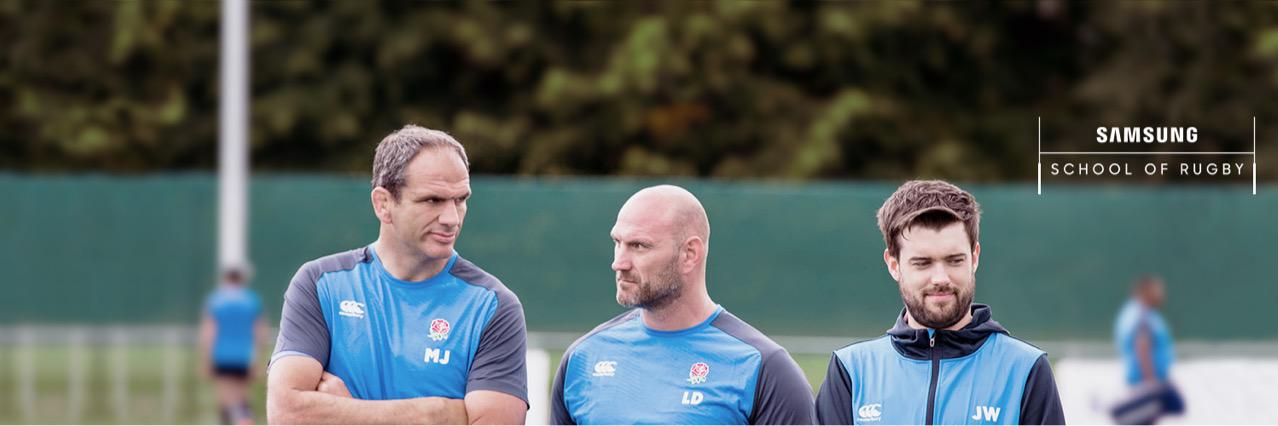 Lawrence Dallaglio's banner