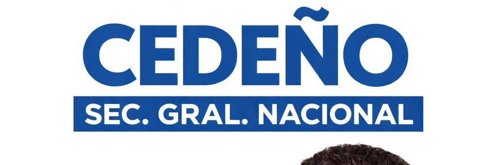 Eugenio Cedeño Areche's banner
