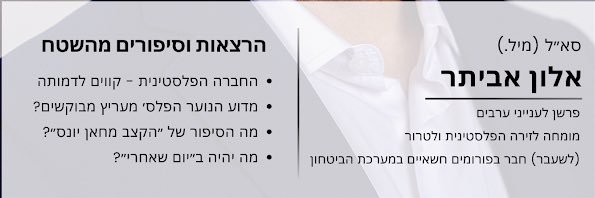 Alon Eviatar's banner