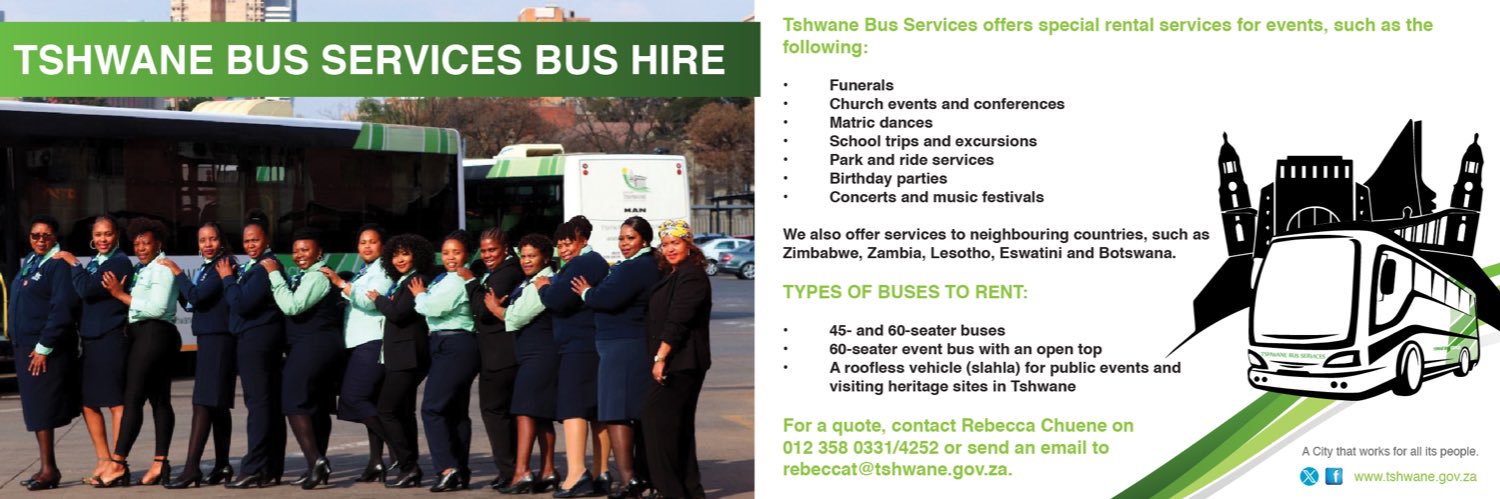 Tshwane Bus Service's banner