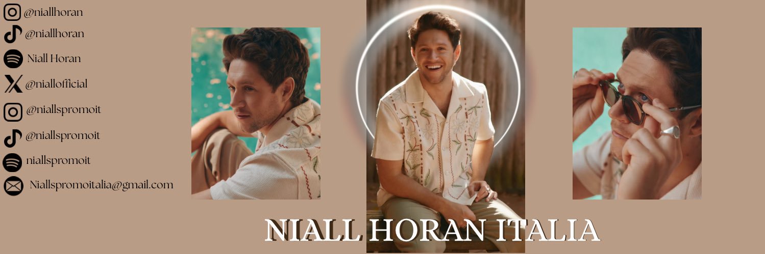 Niall Horan Italia's banner