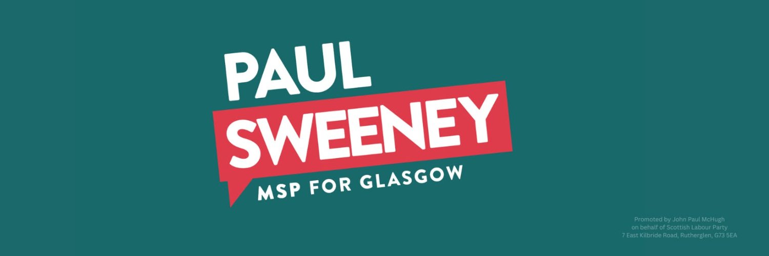 Paul Sweeney MSP's banner