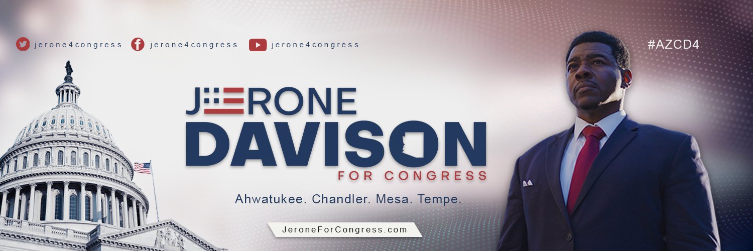 Jerone Davison for Congress #AZCD4's banner
