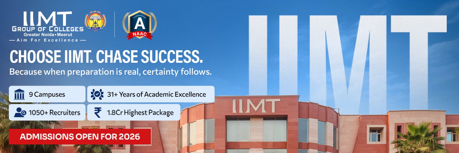 IIMT Group of Colleges's banner
