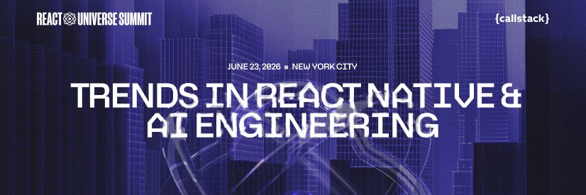 React Universe Summit | June 23, 2026's banner