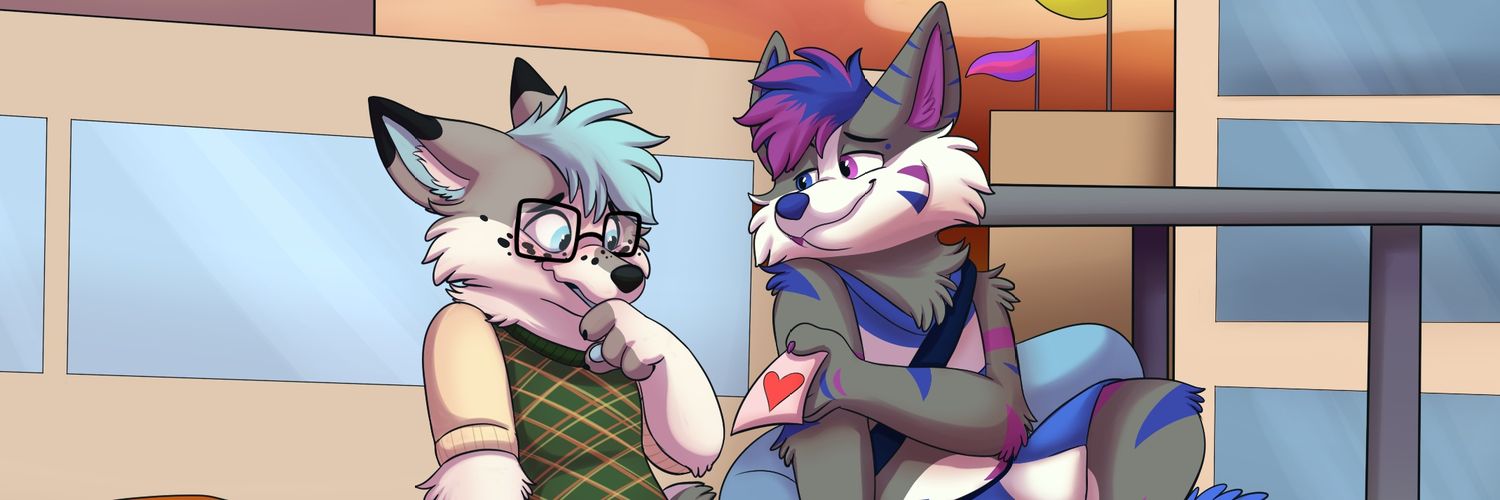 Nabi Wolfy 💙💜's banner