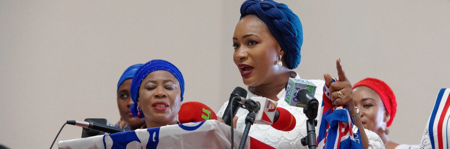 Samira Bawumia's banner