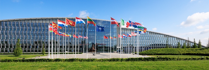 NATO's banner