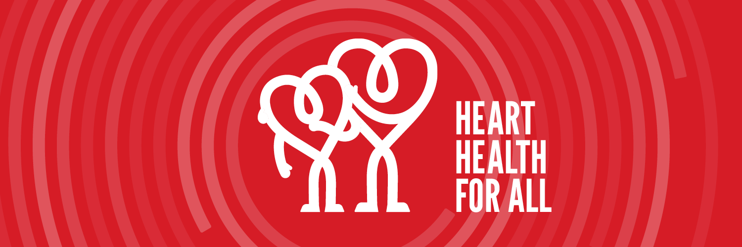 World Heart Federation's banner
