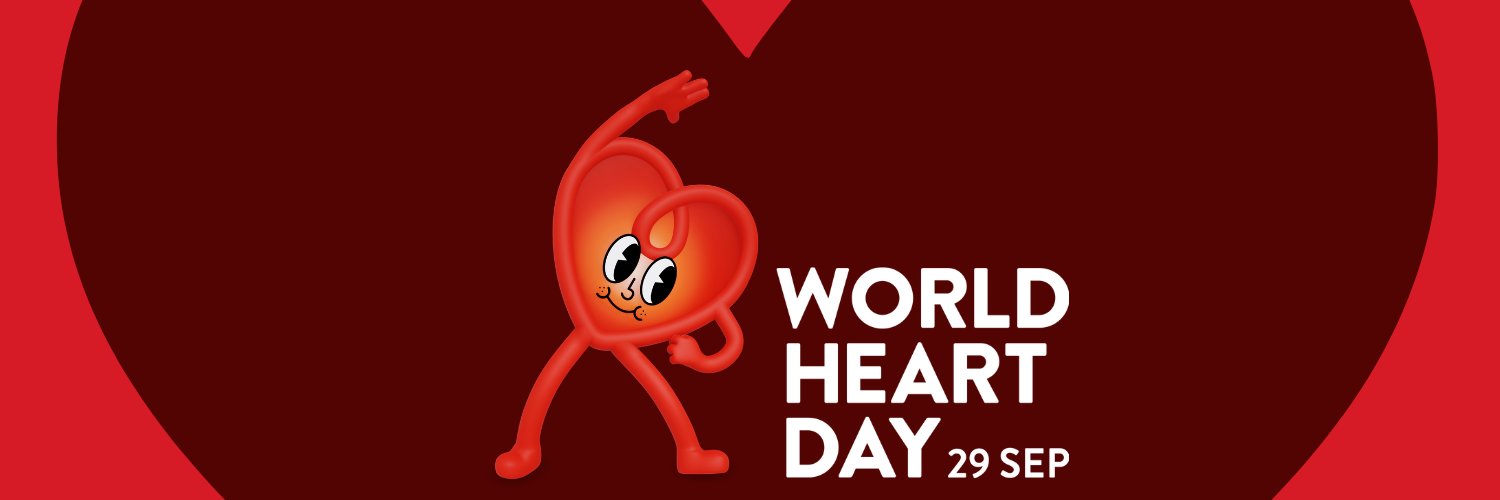 World Heart Federation's banner