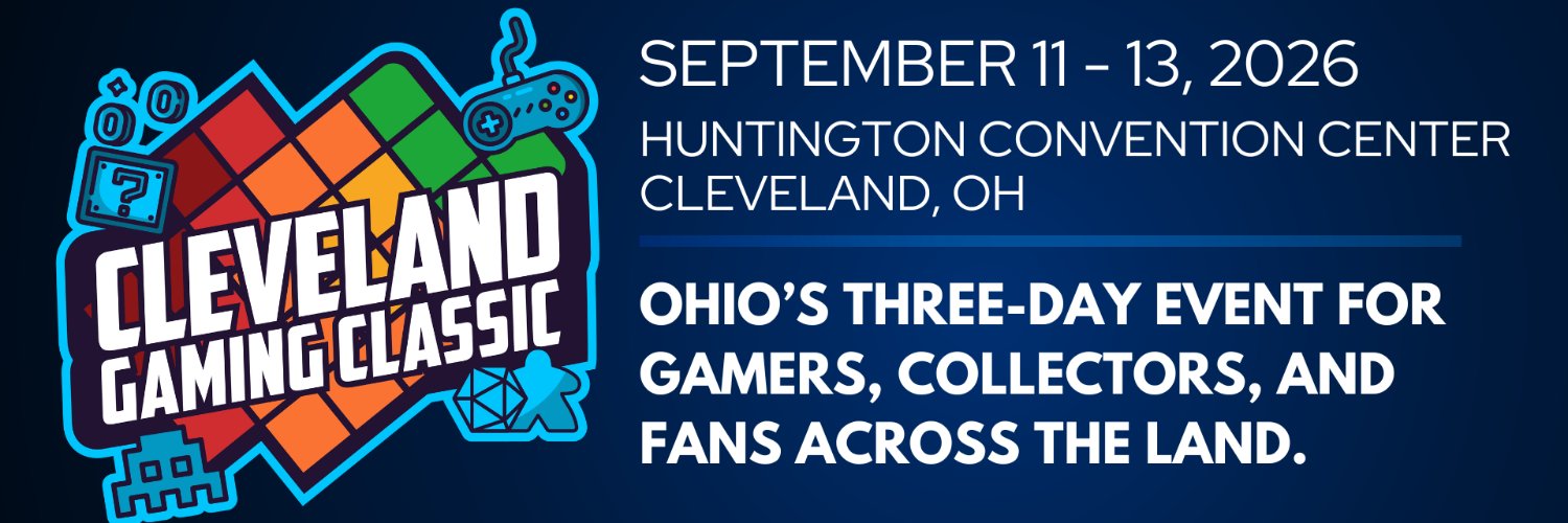 Cleveland Gaming Classic 🔜 Sept 11 - 13, 2026's banner