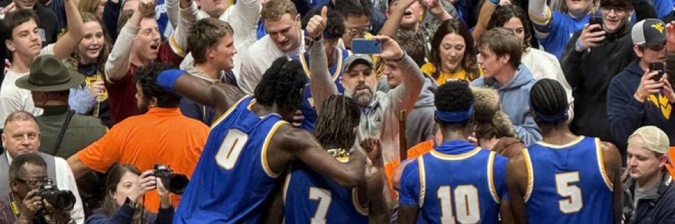 Old Row WVU's banner