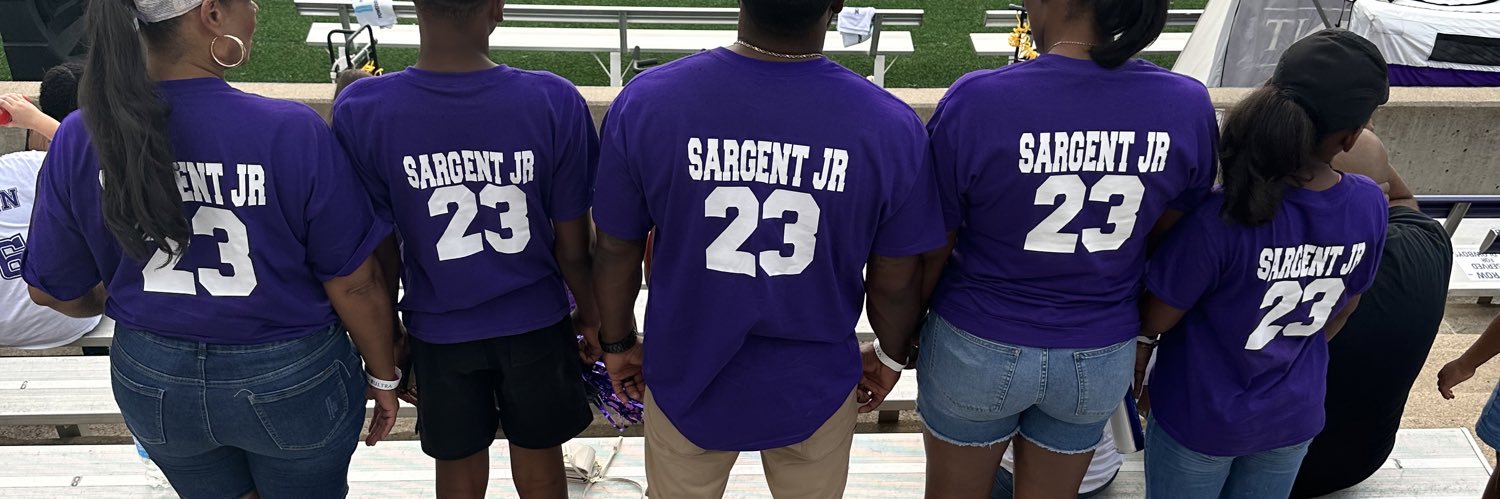 Coach Sargent's banner