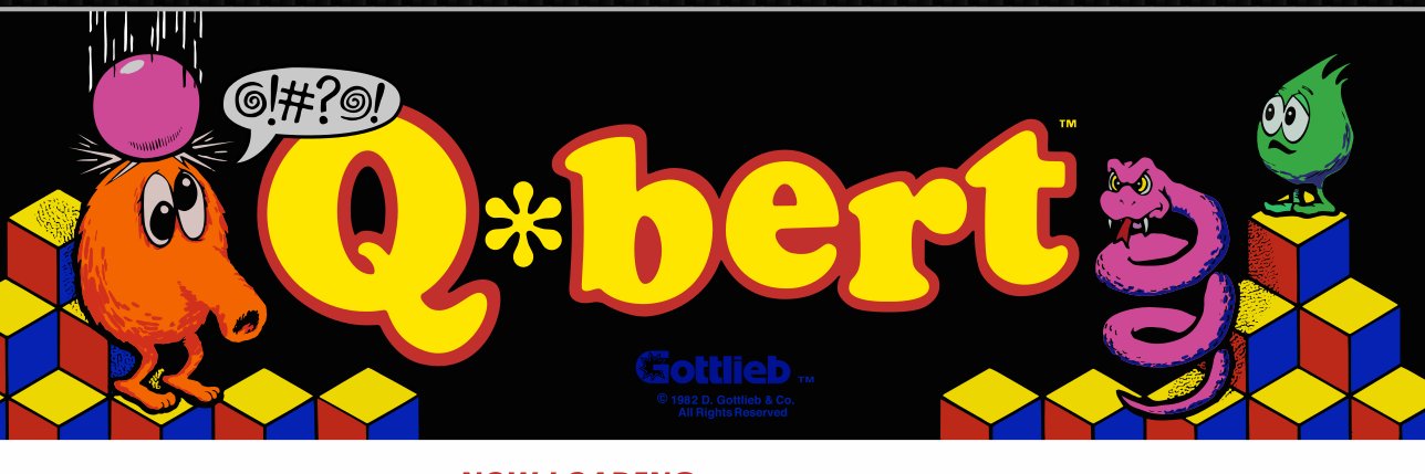 Q*bert's banner