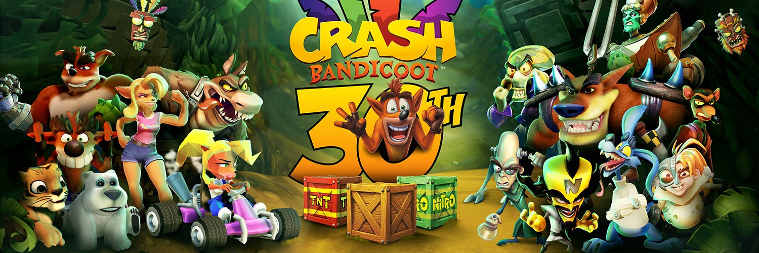 Crash Bandicoot's banner