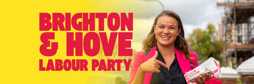 Brighton & Hove Labour Party's banner