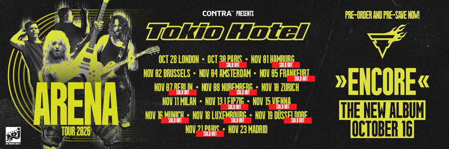 Tokio Hotel's banner