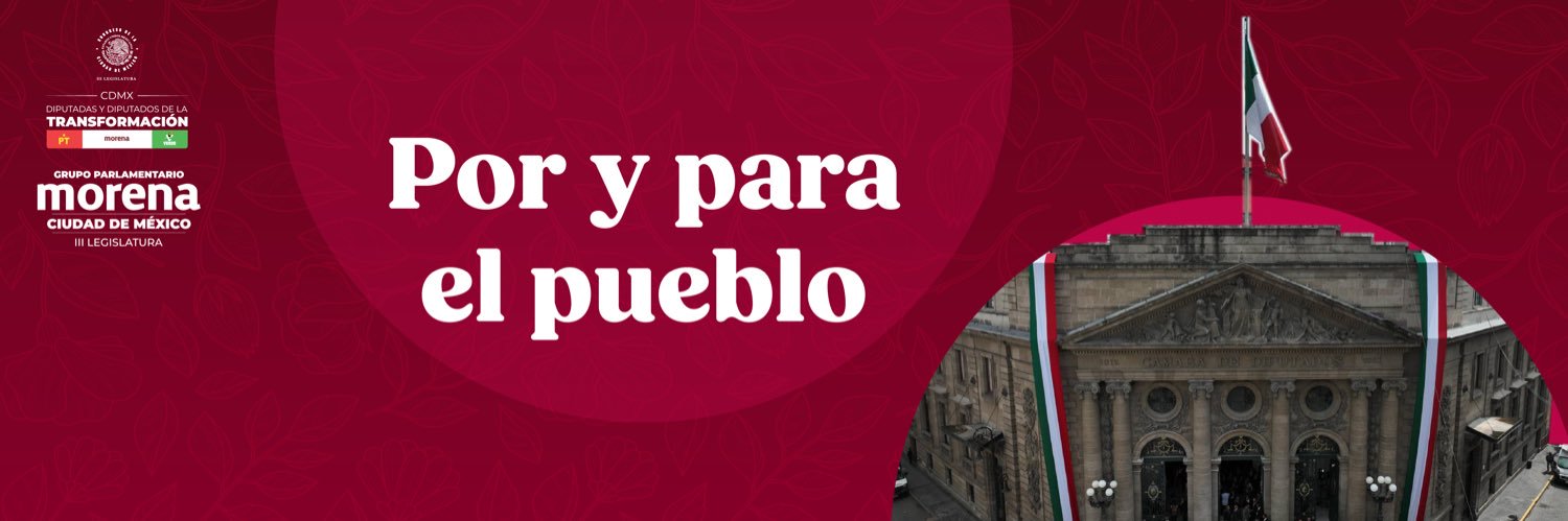 Grupo Parlamentario de Morena en Ciudad de México's banner