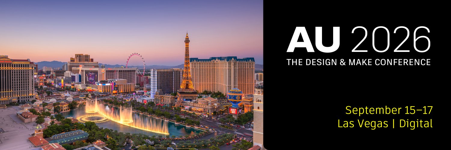 Autodesk University's banner