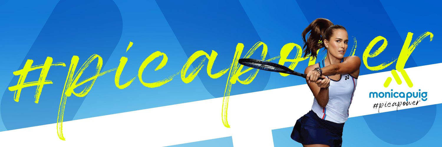 Monica Puig's banner