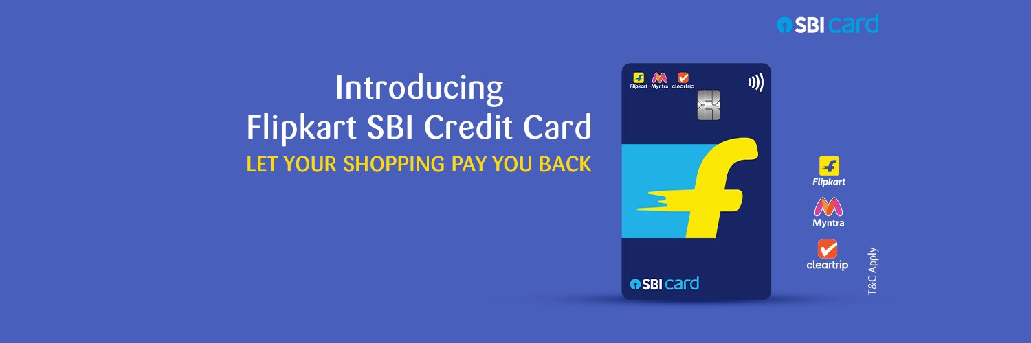 SBI Card's banner