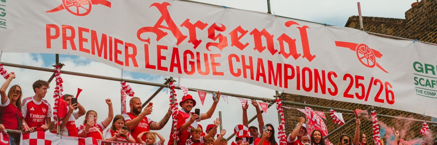 25/26 EPL CHAMPION 🏆🤍❤️'s banner