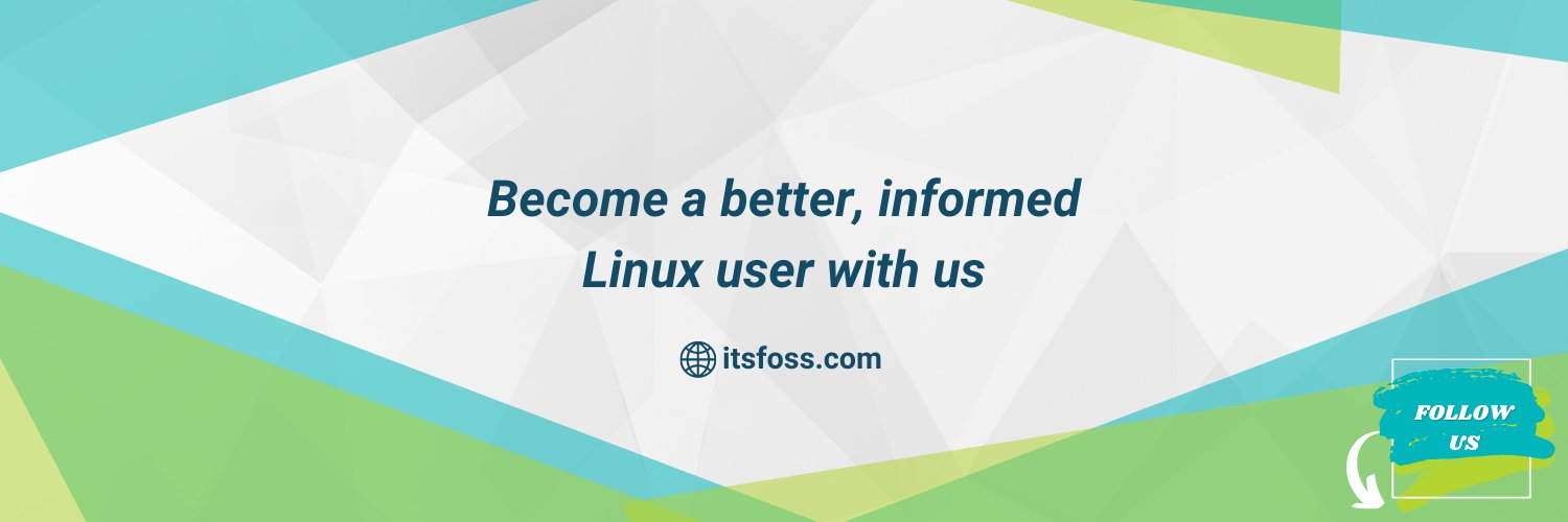 It's FOSS's banner