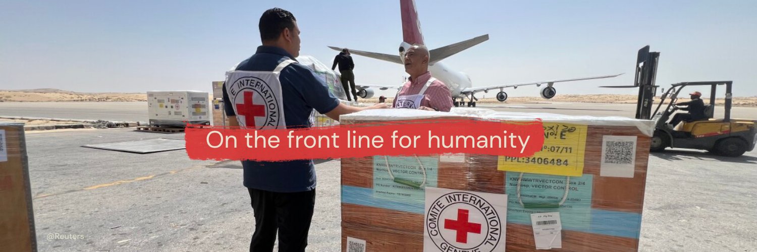 ICRC's banner