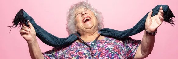 Miriam Margolyes OBE's banner