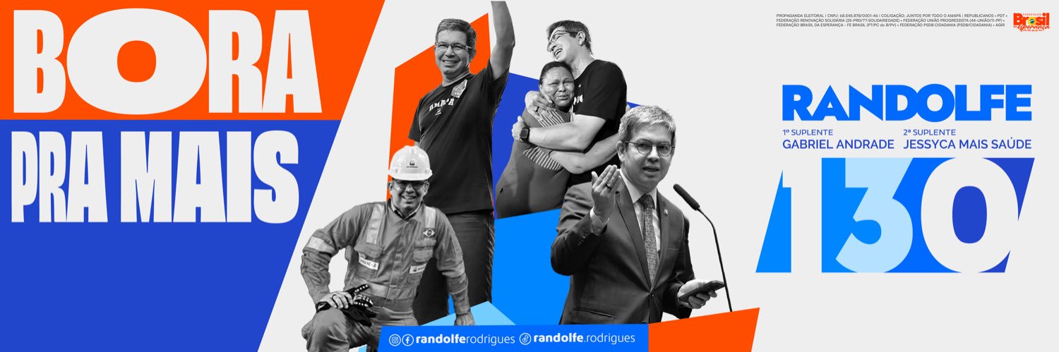 Randolfe Rodrigues's banner