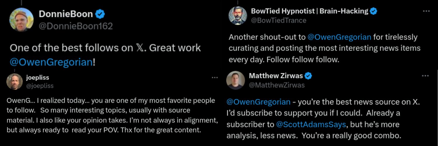 Owen Gregorian's banner