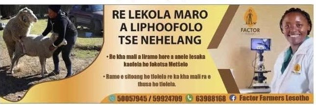 Motlatsi Rakolobe's banner