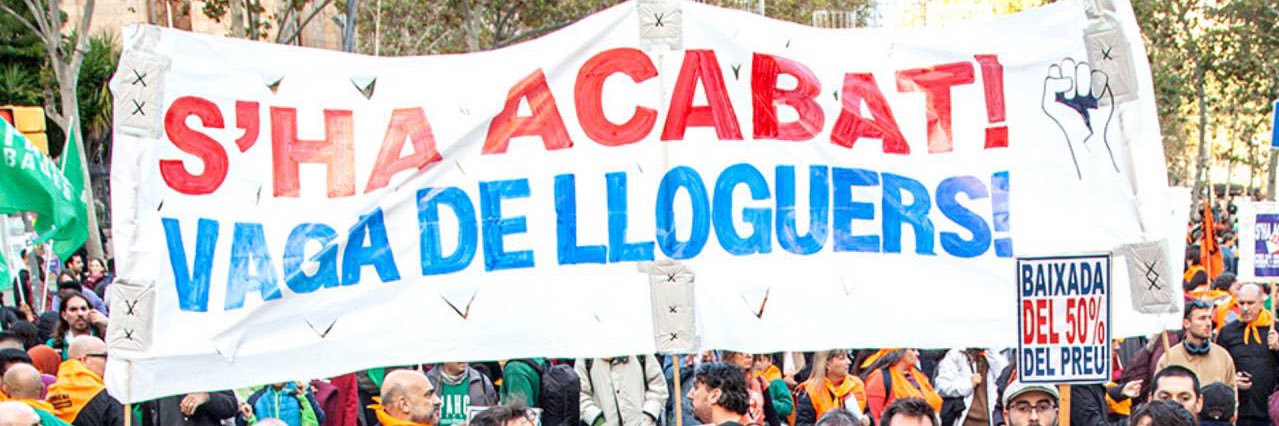 Sindicat de Llogateres i Llogaters's banner