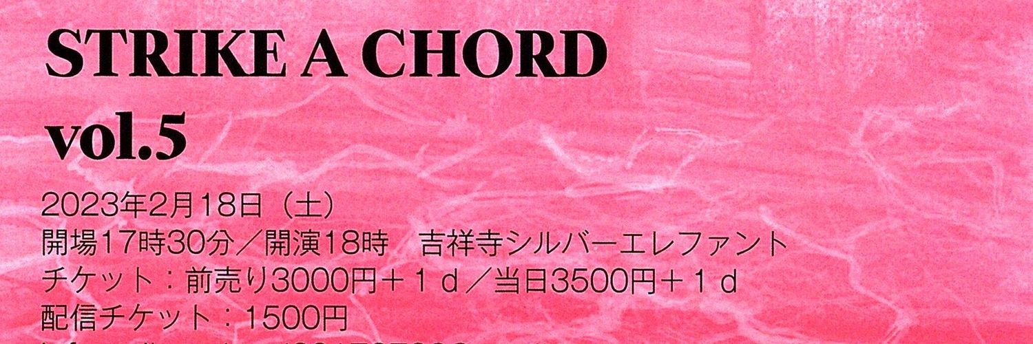 STRIKE A CHORD's banner
