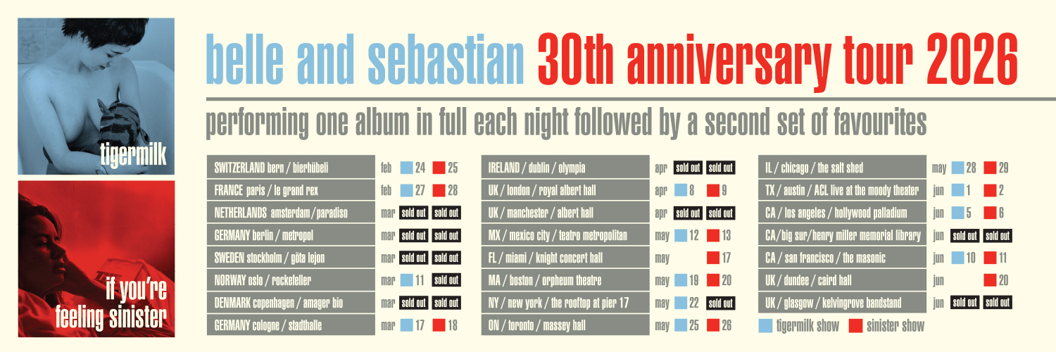 Belle & Sebastian's banner