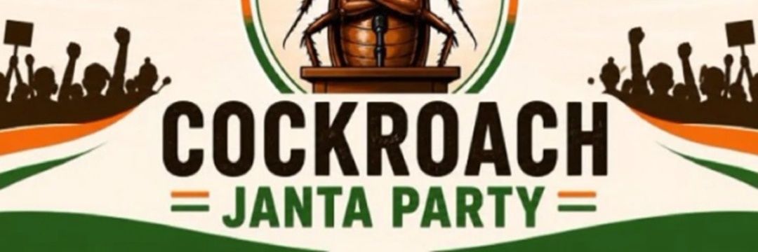 Cockroch Janta Party's banner