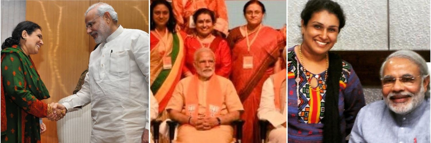 Priti Gandhi's banner