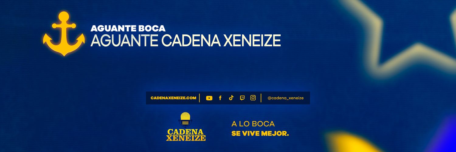 Cadena Xeneize's banner