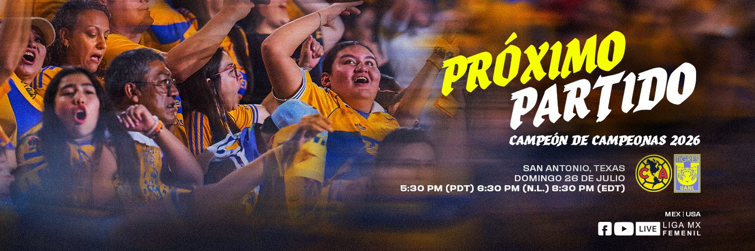 Club Tigres Femenil 🐯's banner