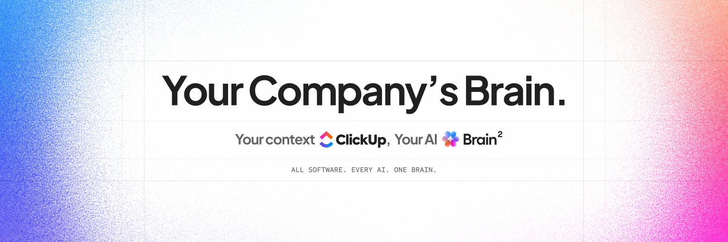ClickUp's banner