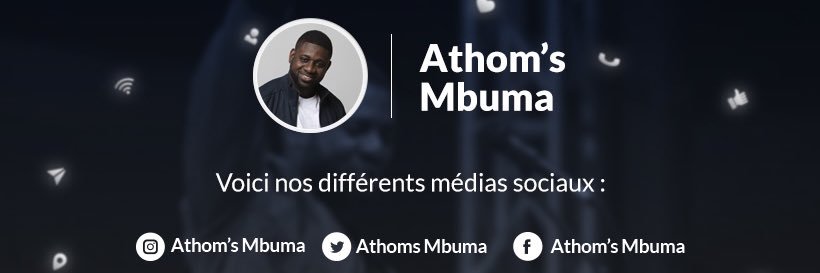 Athoms Mbuma's banner