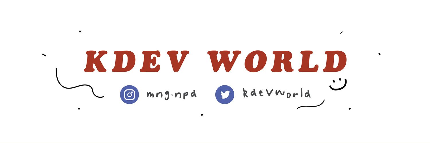 🌙 คดฟ . kdevworld's banner