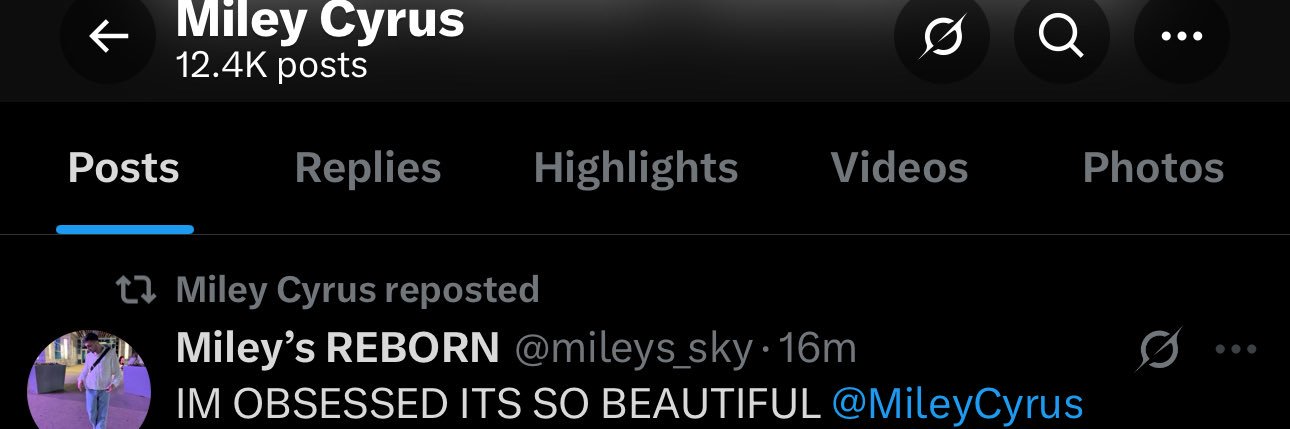 Miley’s REBORN's banner