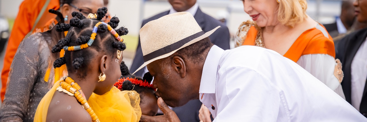Alassane Ouattara's banner