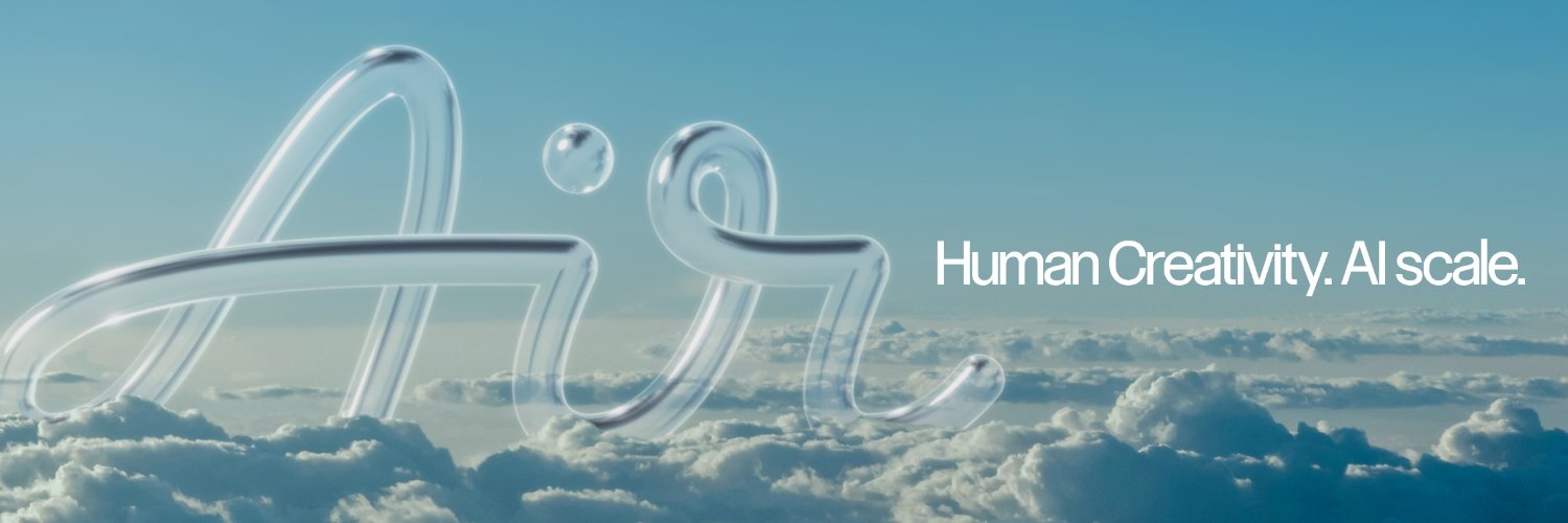 Air's banner