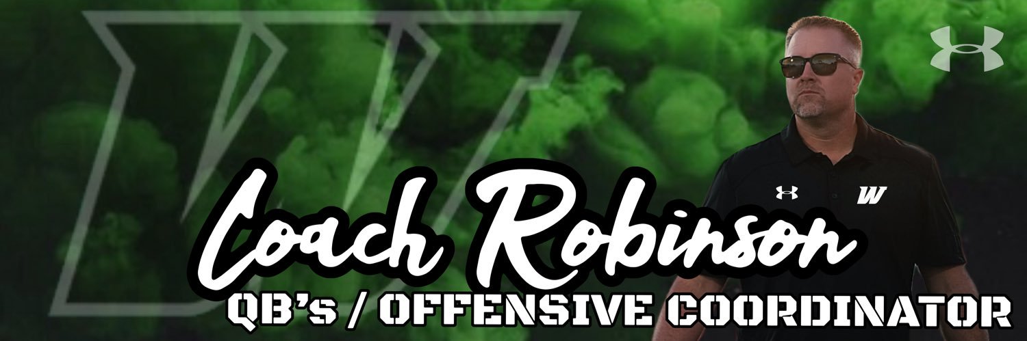 Coach Robinson's banner