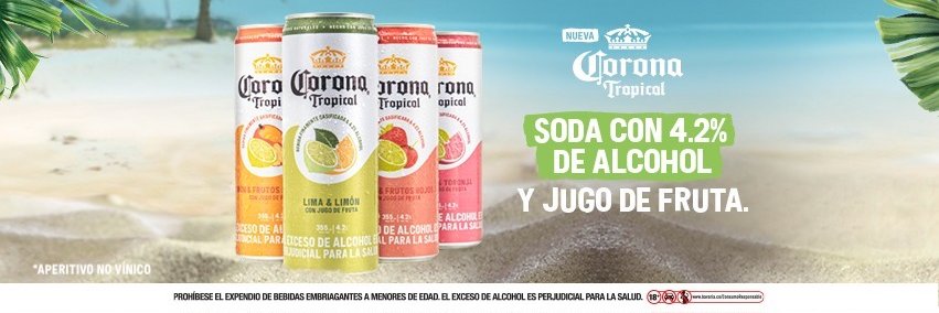 Corona Colombia's banner